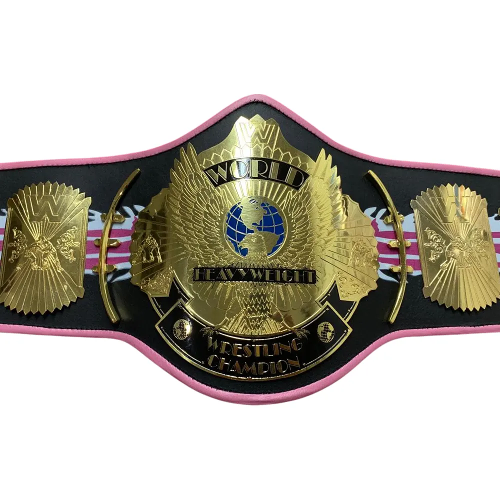 Bret Hart Signature Championship Wrestling Title Belt